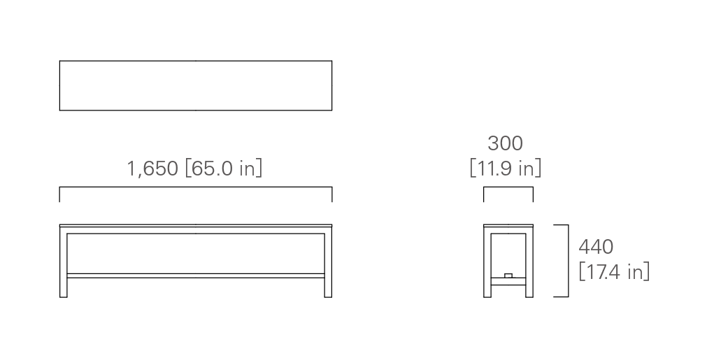 BENCH 165
