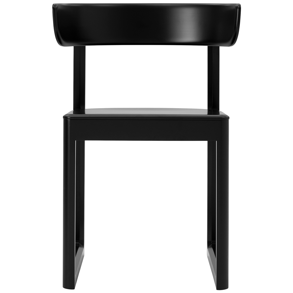 maple / urethane finish, matte black