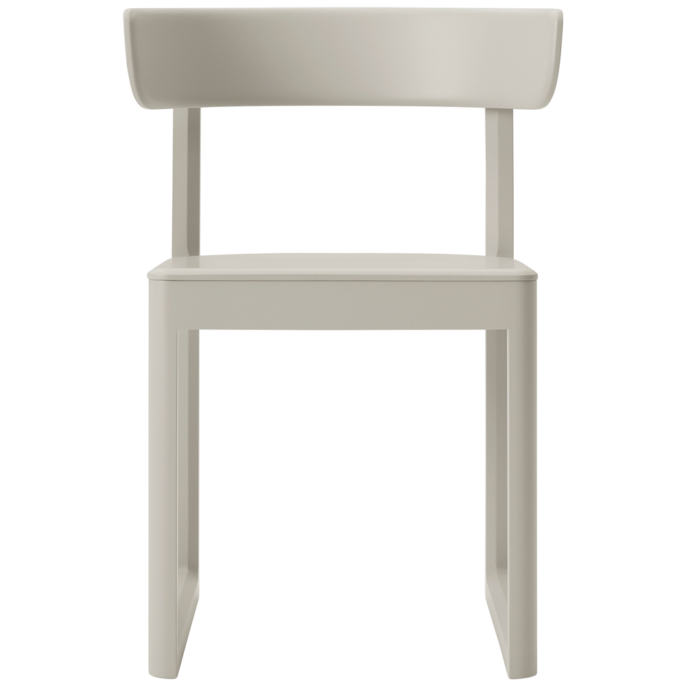 maple / urethane finish, matte clay white