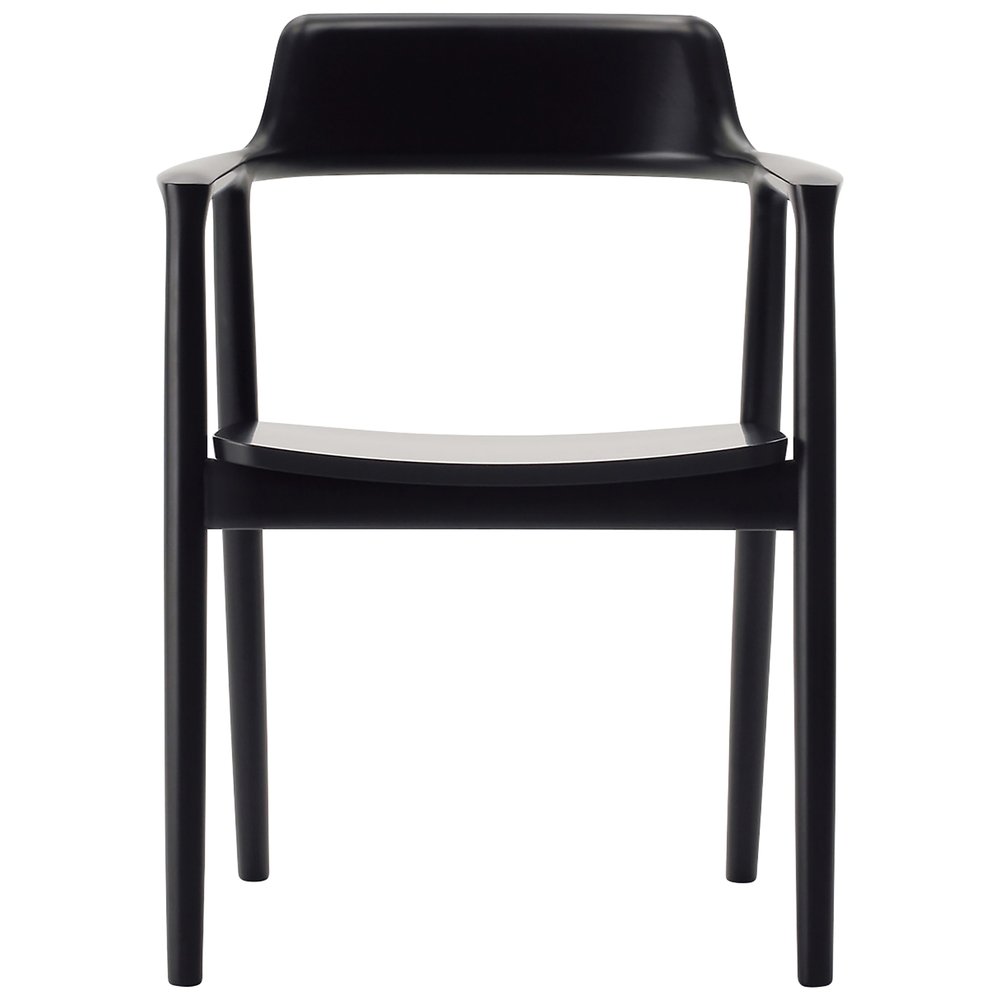 beech / urethane finish, matte black