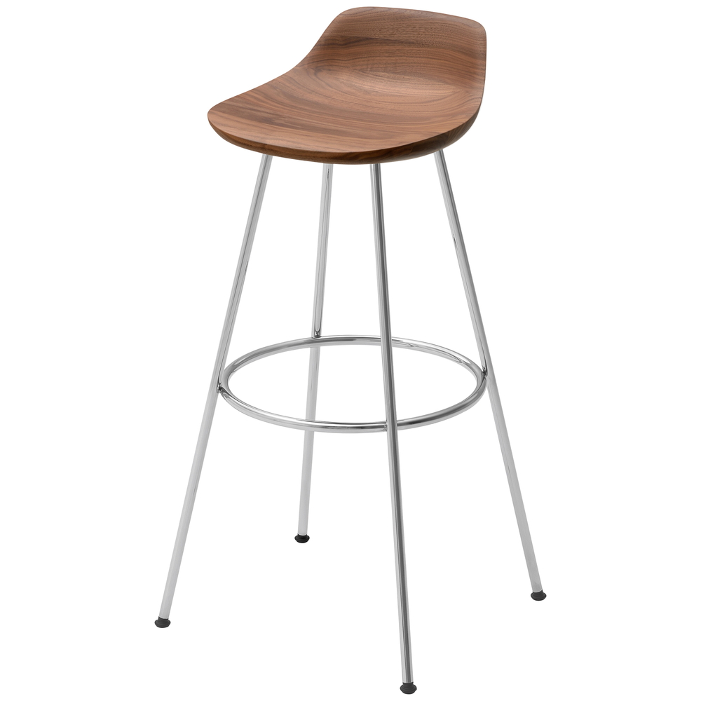 walnut / urethane finish, clear