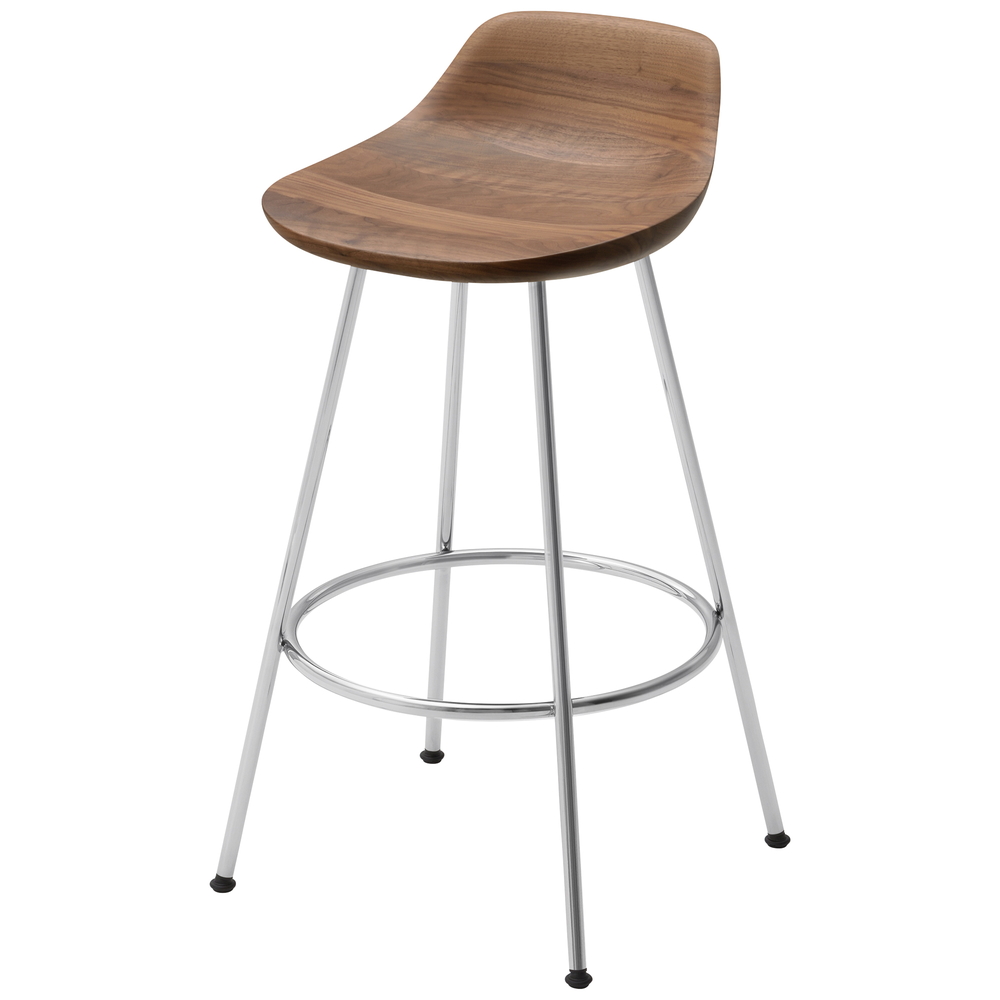 walnut / urethane finish, clear