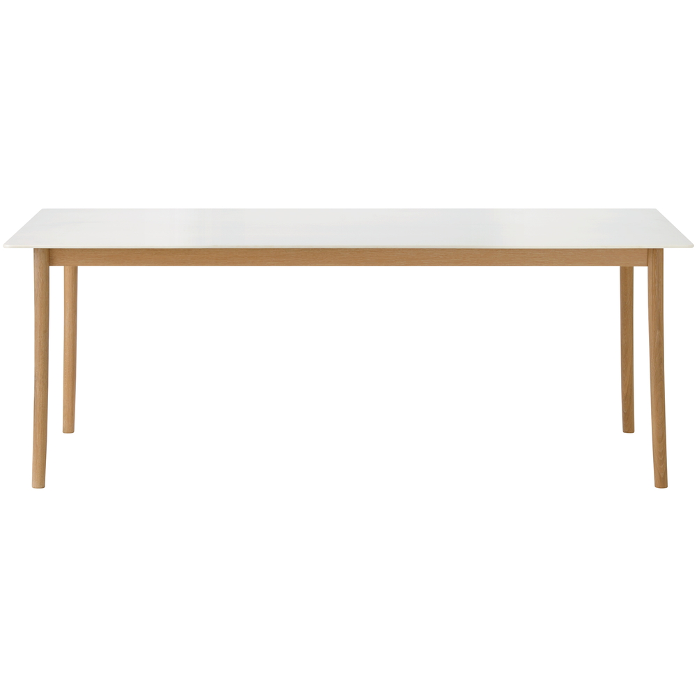 oak / urethane finish, whitish