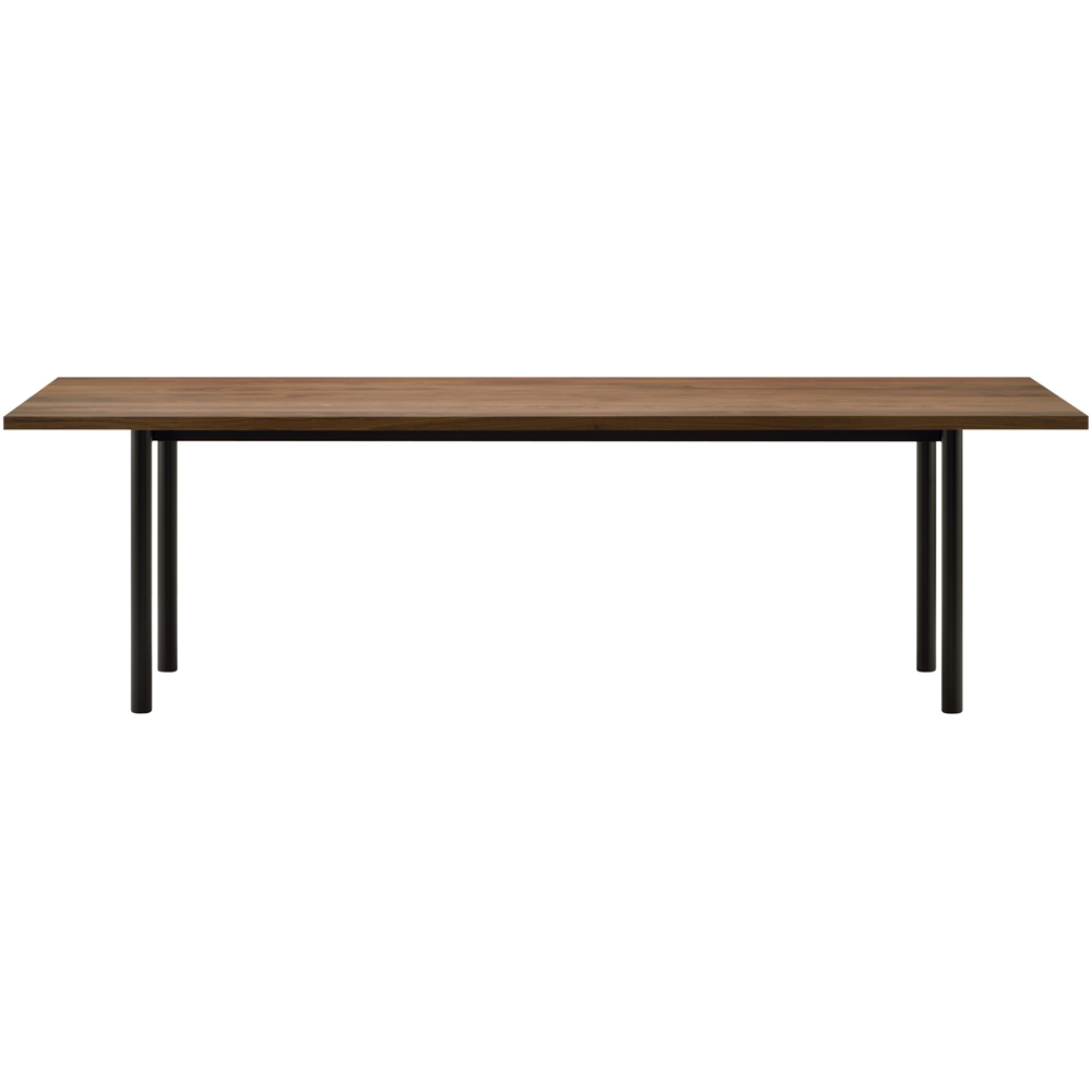 walnut / urethane finish, clear