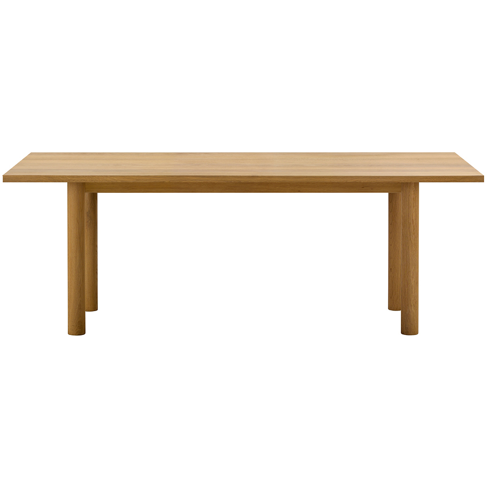 oak / urethane finish, whitish