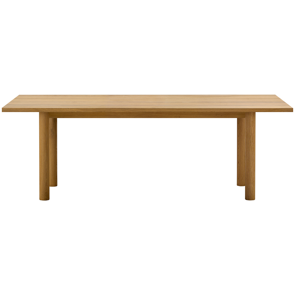 oak / urethane finish, whitish