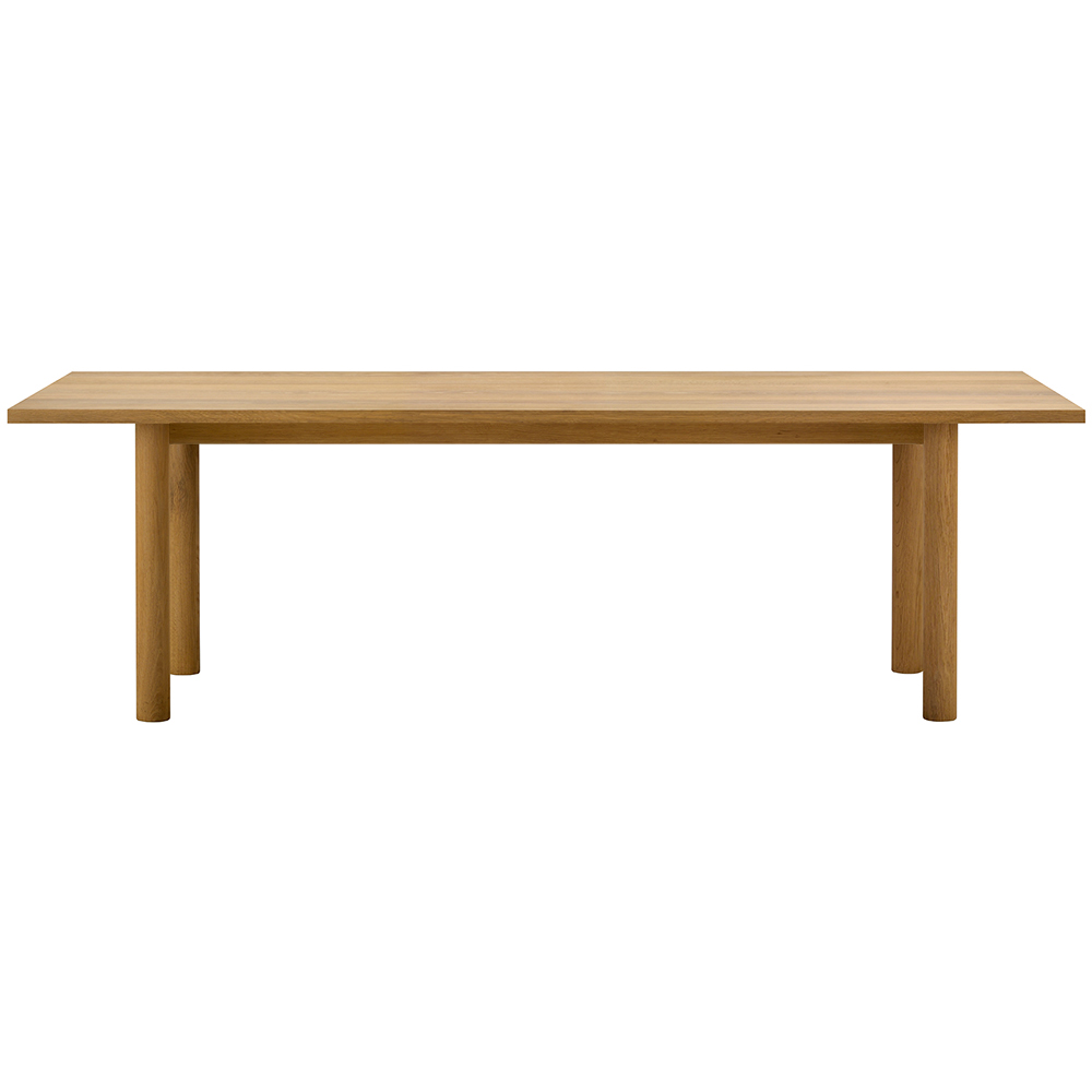 oak / urethane finish, whitish