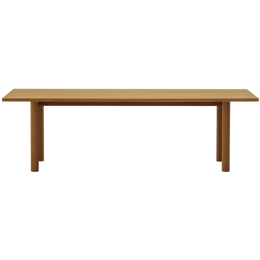 oak / urethane finish, clear