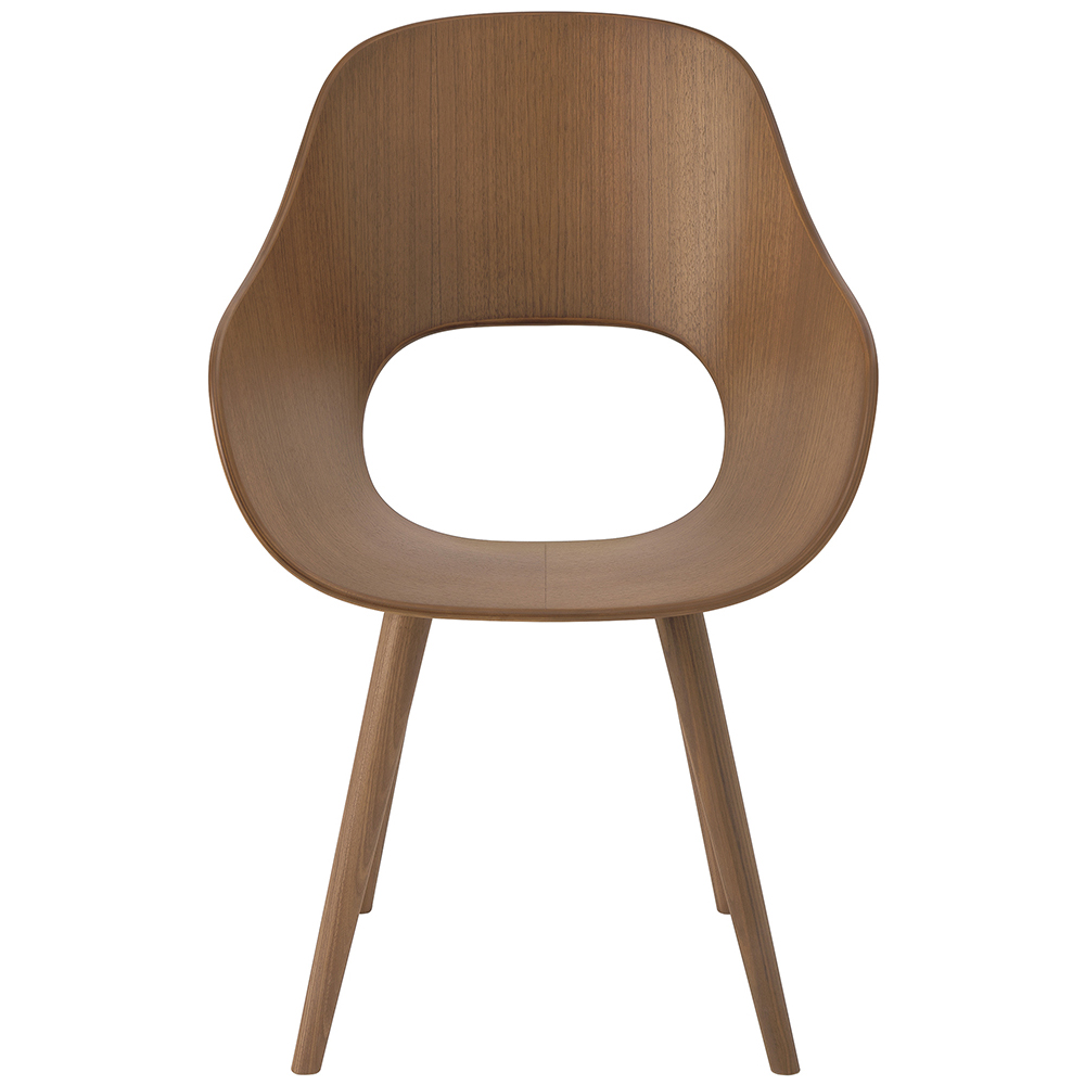 walnut / urethane finish, clear