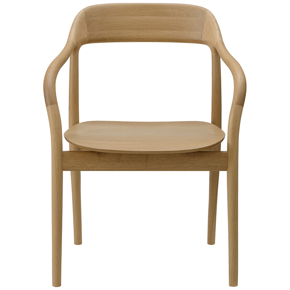 oak / urethane finish, clear