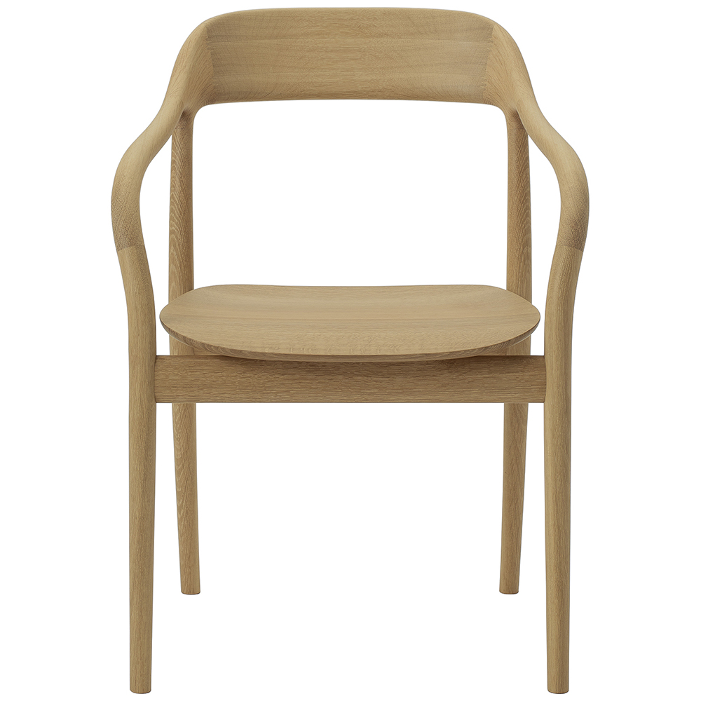 oak / urethane finish, whitish