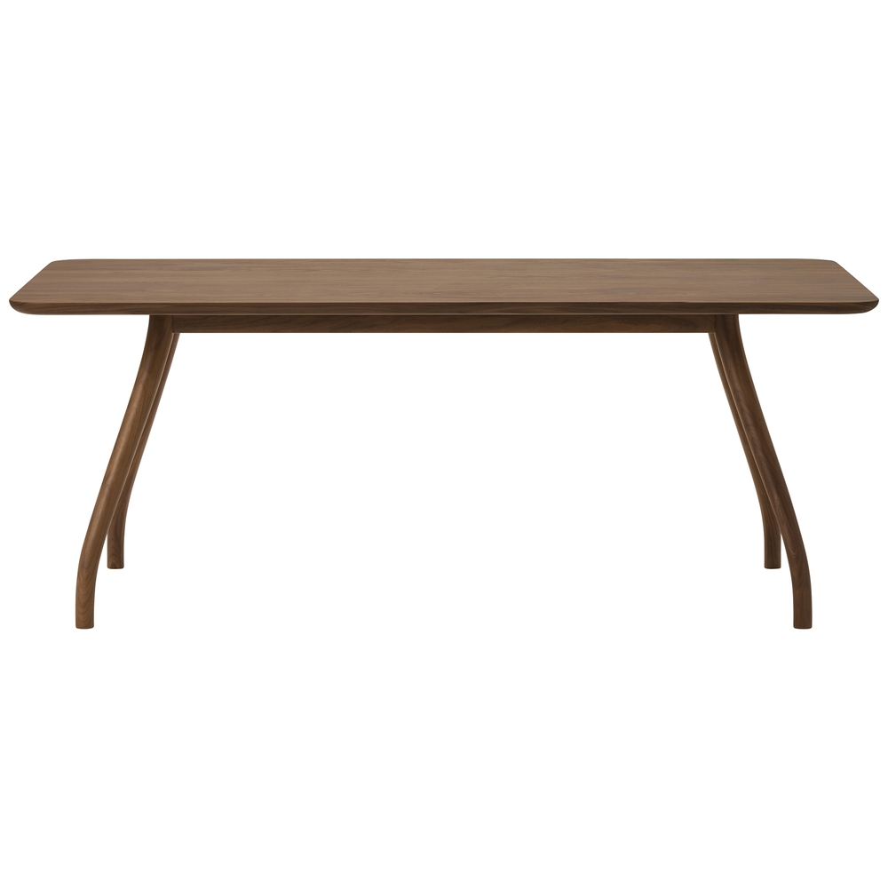 walnut / urethane finish, clear