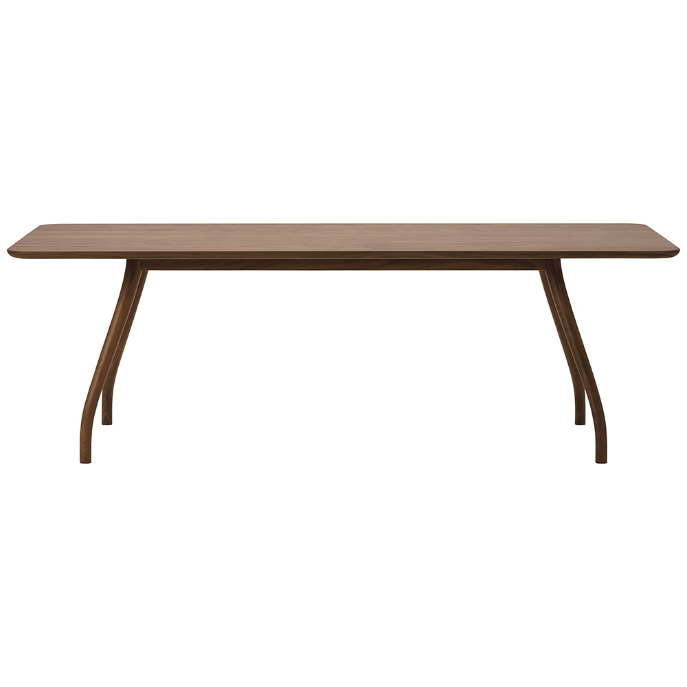 walnut / urethane finish, clear