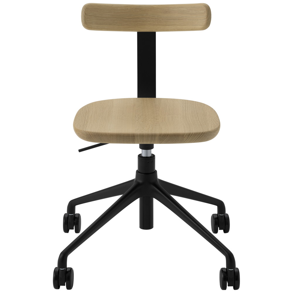 oak / urethane finish, whitish